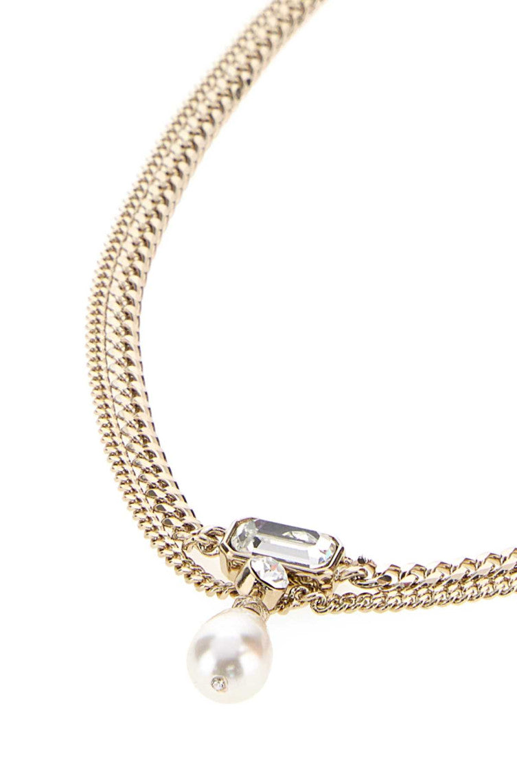 Golden Crystal Necklace 2