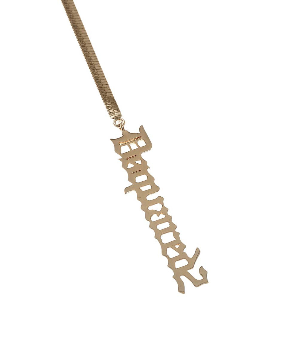 Golden Gothic Drop Single Earring 2