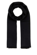 Black Solid Scarf 1