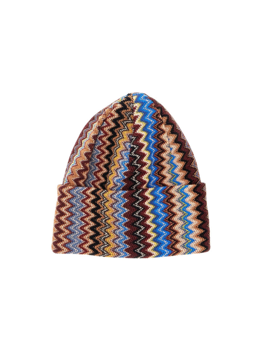 Multicolor Knitted Beanie Cap 1