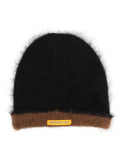 Black Reversible Solid Beanie Cap 1
