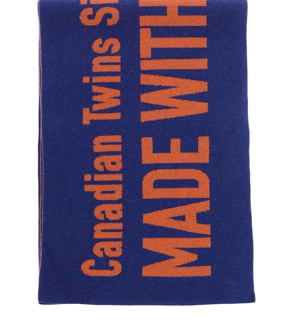 Navy Blue Logo Scarf 1