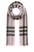 Pink Check Scarf 1