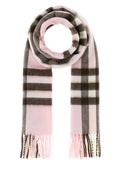 Pink Check Scarf 1