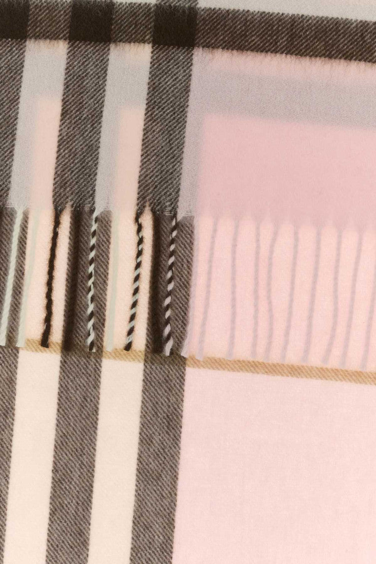 Pink Check Scarf 2