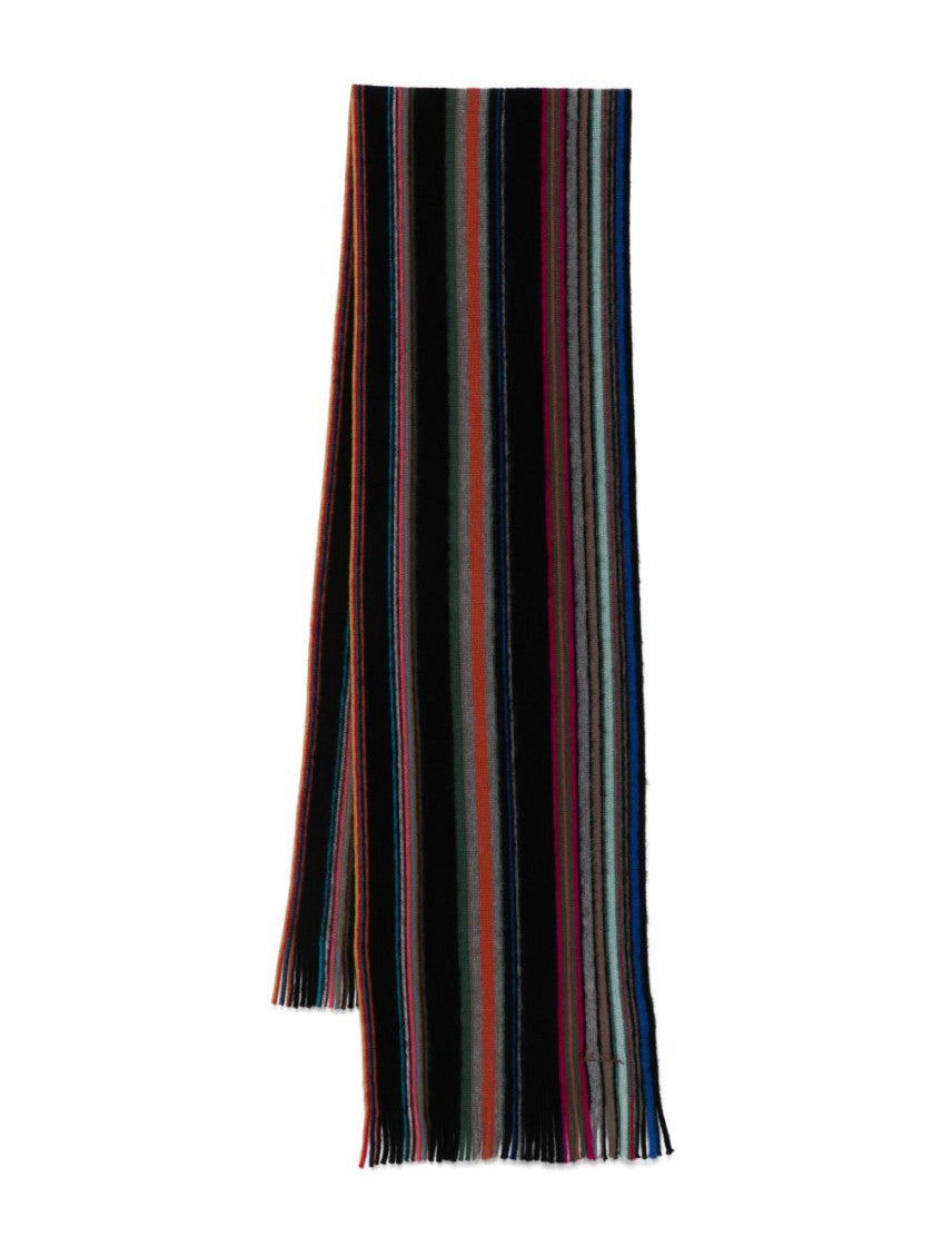 Multicolor Signature Striped Scarf 1