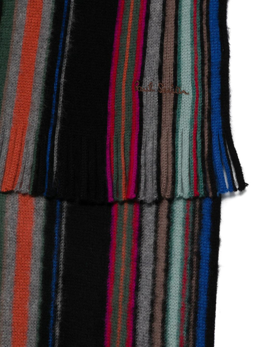 Multicolor Signature Striped Scarf 2