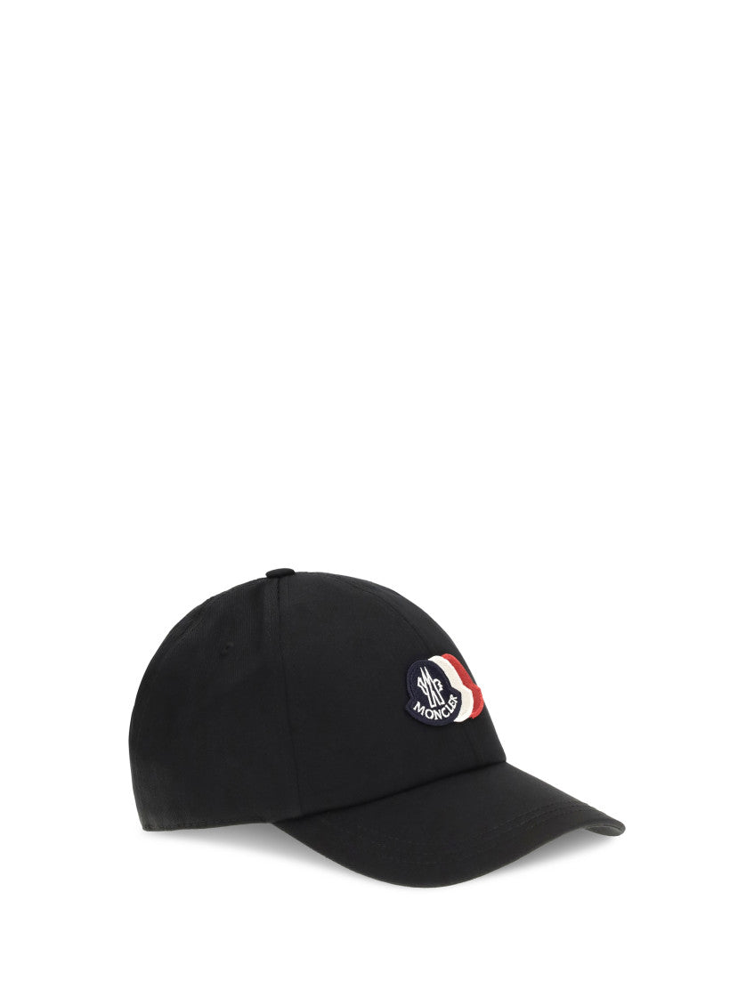 Black Tricolor Logo Baseball Cap 2