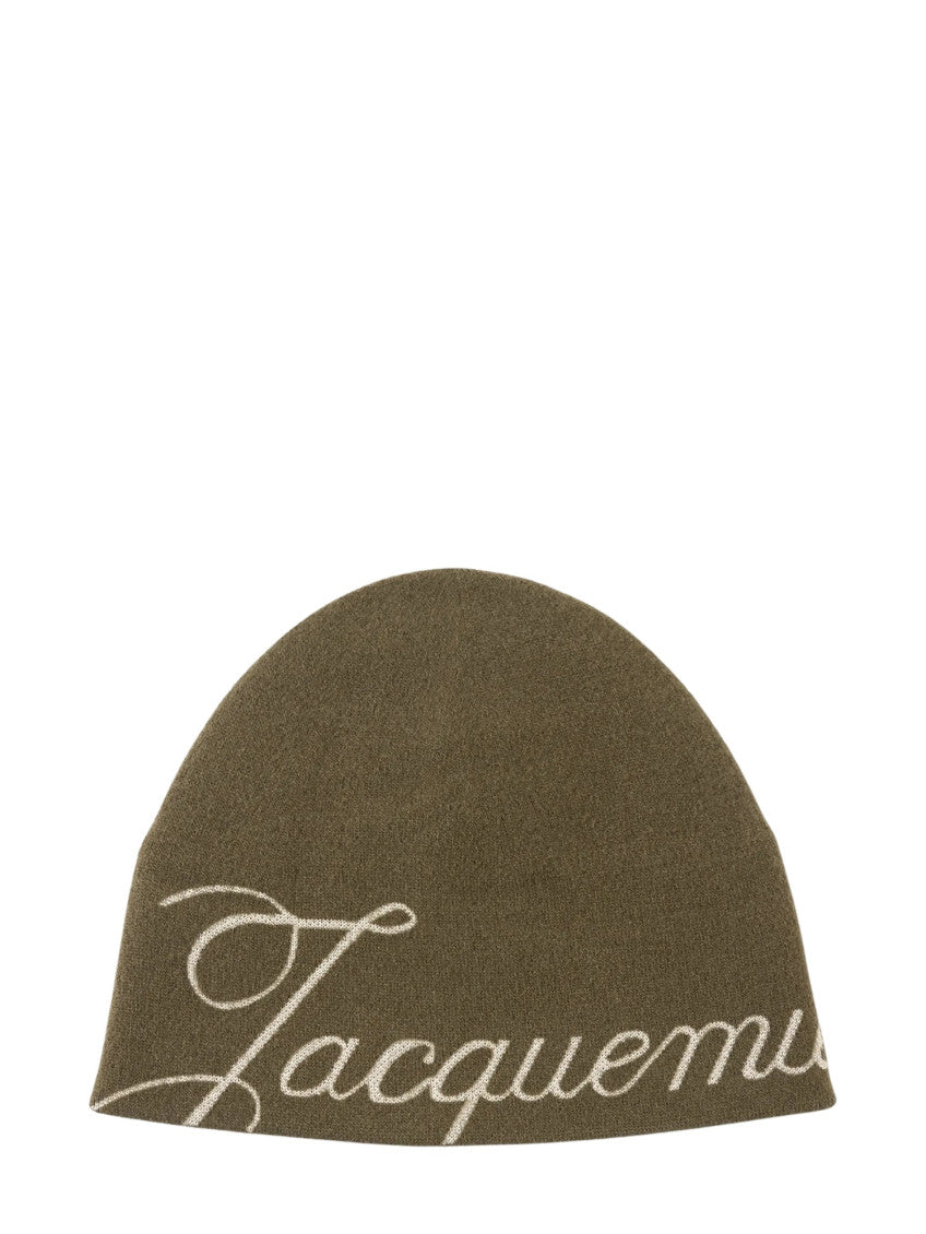 Khaki Logo Beanie Cap 1