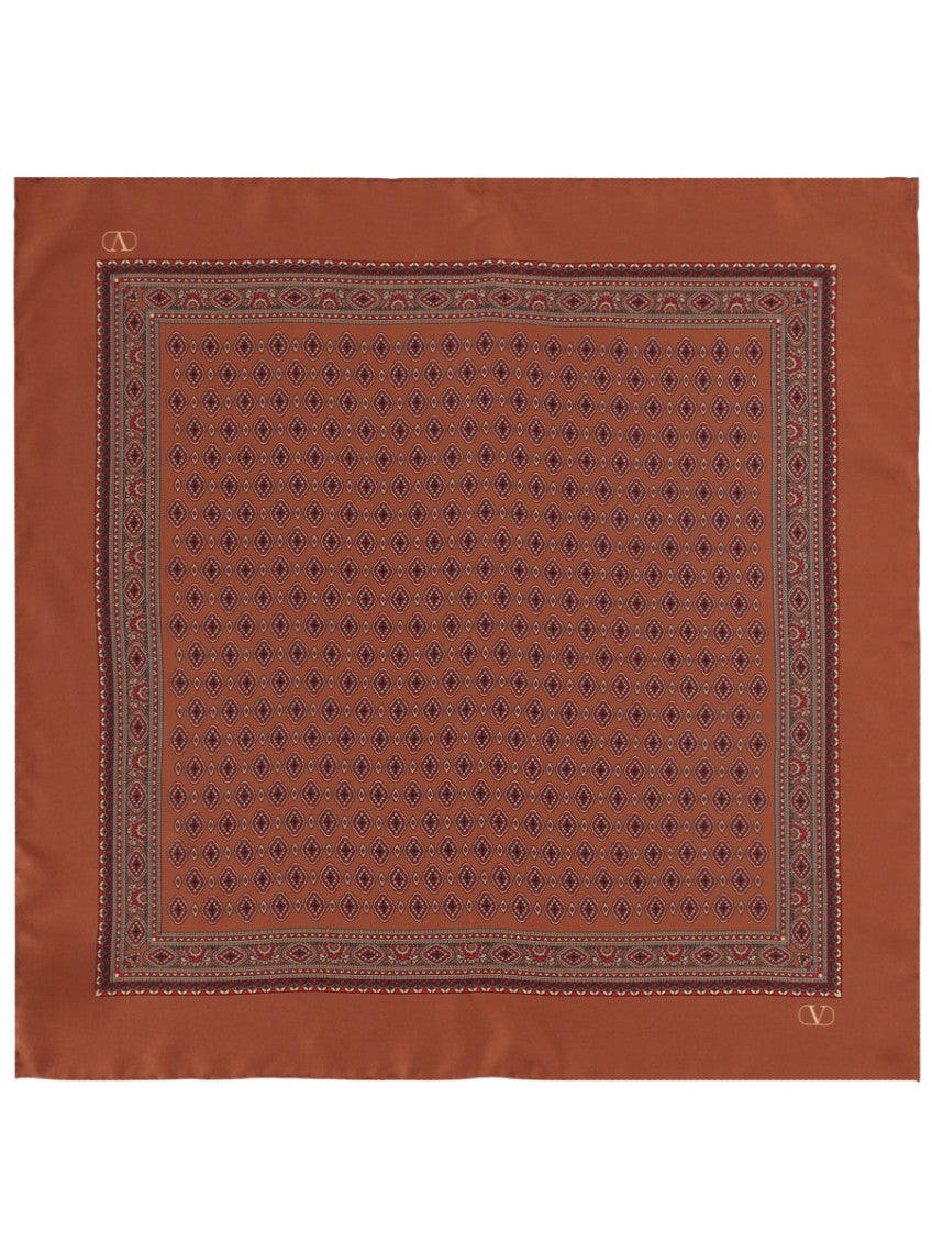Brown Printed Scarf 1