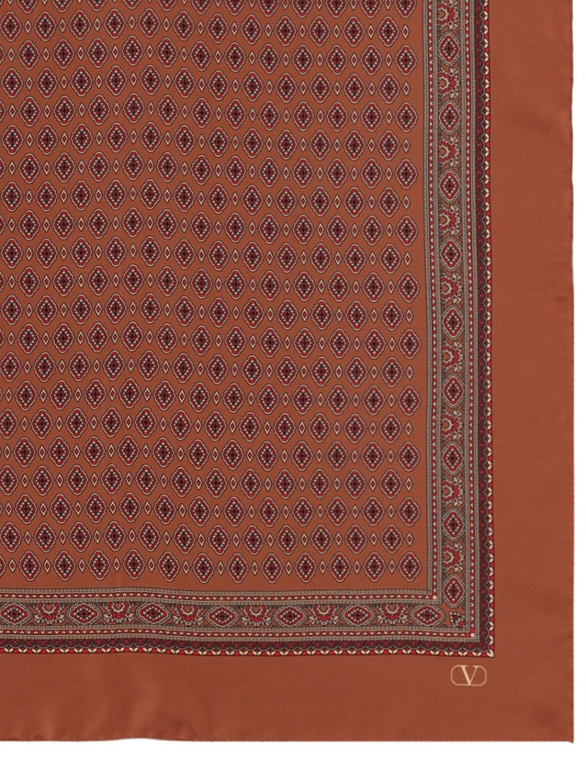 Brown Printed Scarf 2