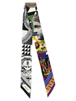 Multicolor Printed Bandana Scarf 1