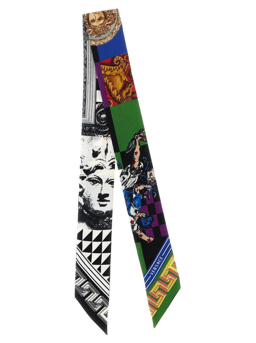 Multicolor Printed Bandana Scarf 2