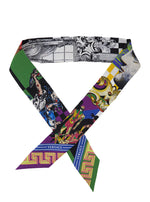 Multicolor Theater Print Bandana Scarf 1