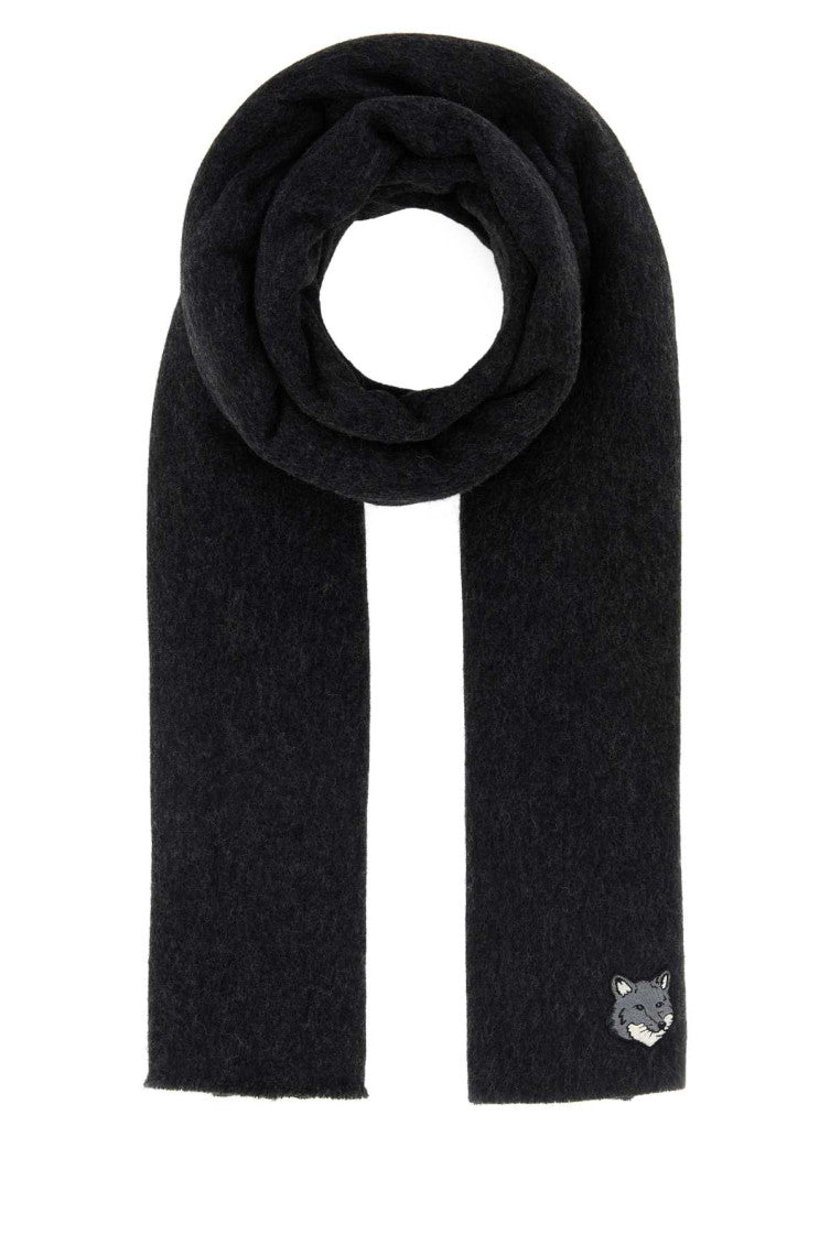 Charcoal Grey Logo Scarf 1