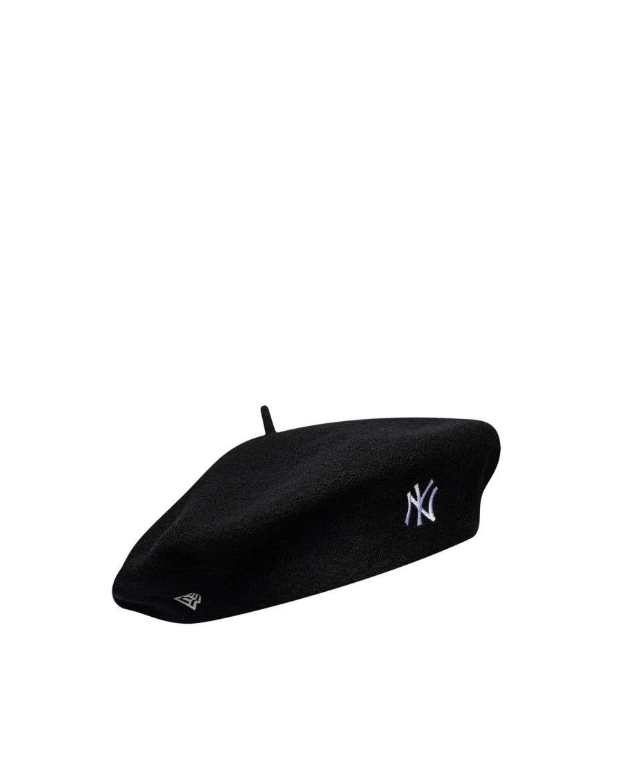 Black Logo Beret Hat 2