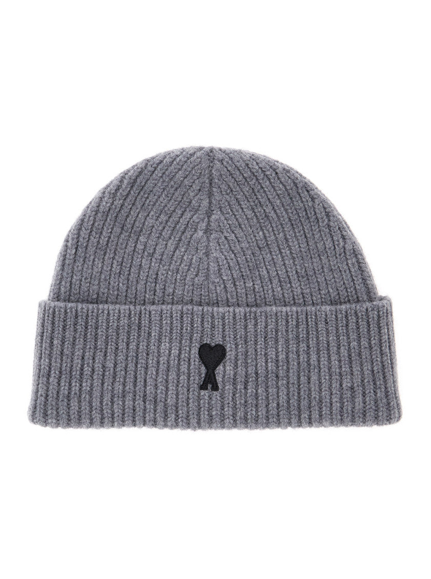 Grey Logo Beanie Cap 1