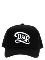 Black Embroidered Logo Baseball Cap 1