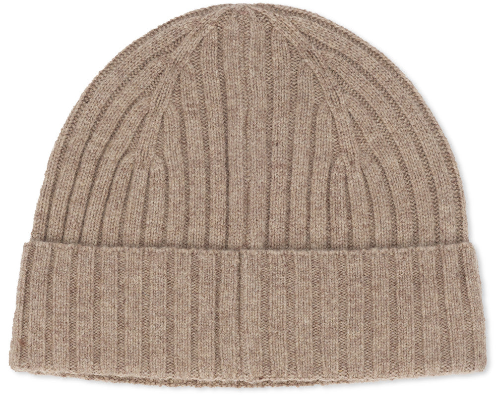 Beige Logo Beanie Cap 2