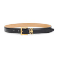 Black Logo Buckle Belt 1