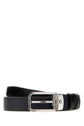 Dark Blue Logo Buckle Reversible Belt 1