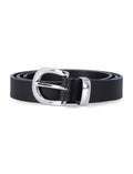 Black Logo Buckle Belt 1