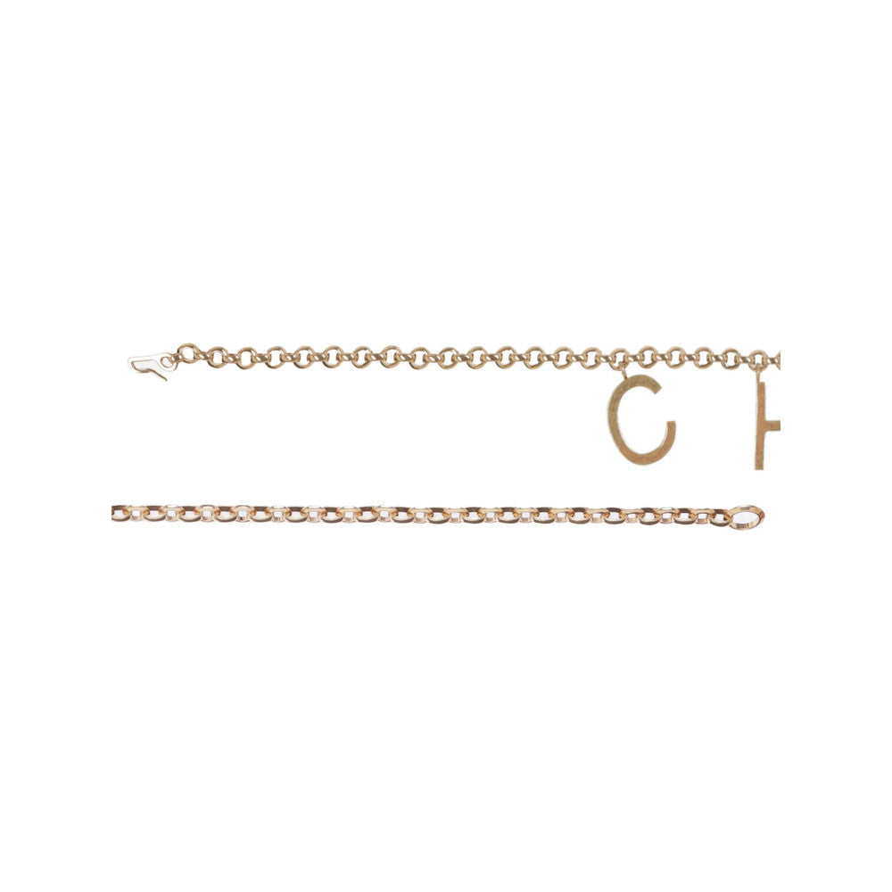 Golden Logo Chain Belt 2