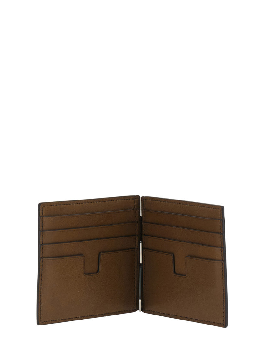 Brown Embossed Logo Wallet 3