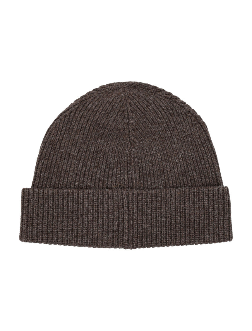 Brown Signature Beanie Cap 2