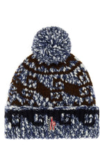 Blue Knitted Beanie Cap 1