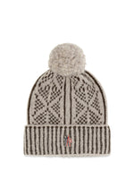 Beige Knitted Beanie Cap 1