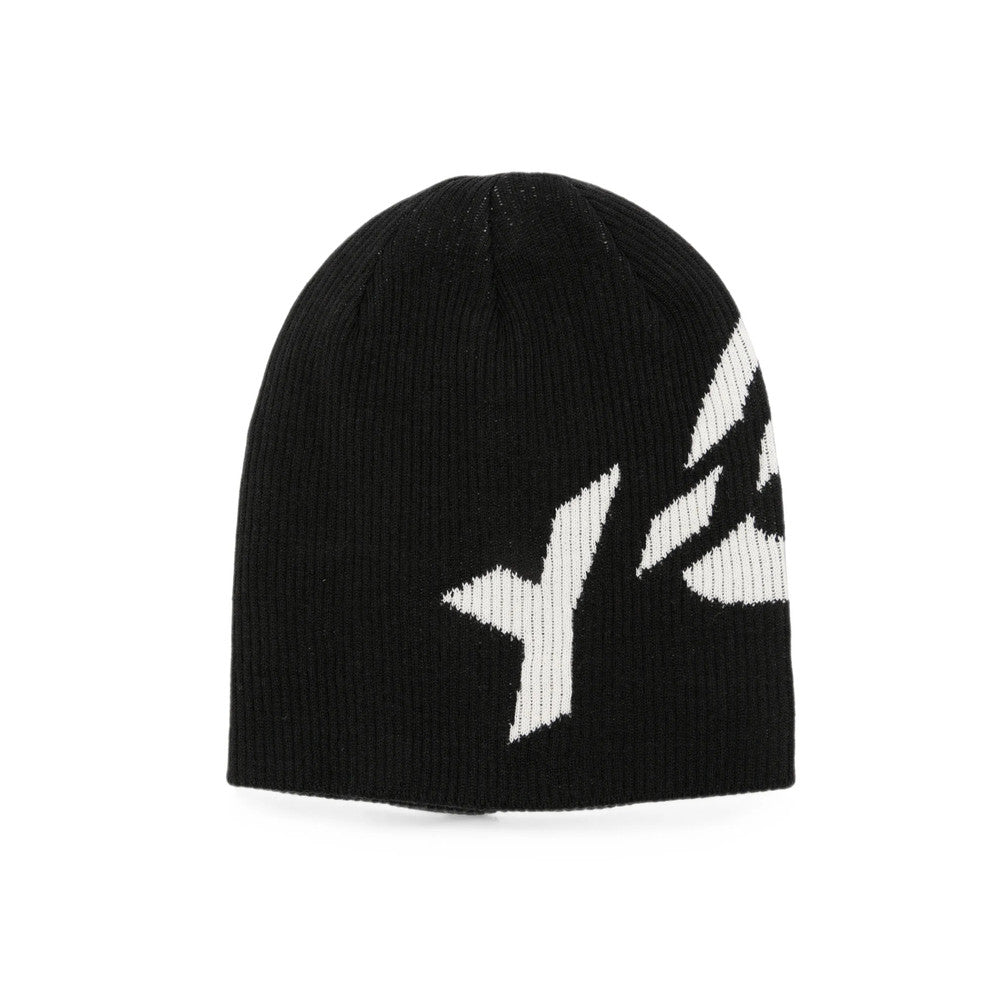 Black Logo Beanie Cap 1