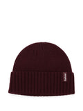 Wine Red Logo Beanie Cap 1