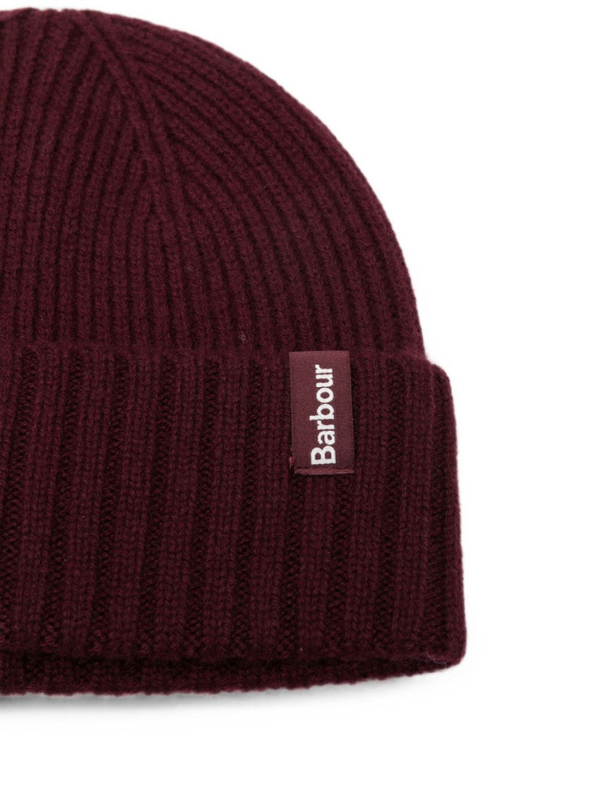 Wine Red Logo Beanie Cap 3