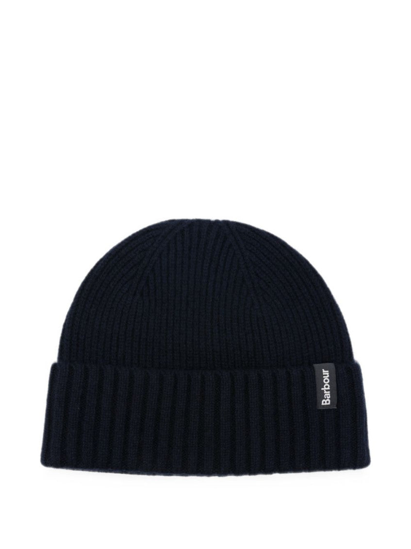 Navy Blue Logo Beanie Cap 1