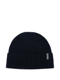 Navy Blue Logo Beanie Cap 1