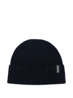 Navy Blue Logo Beanie Cap 1