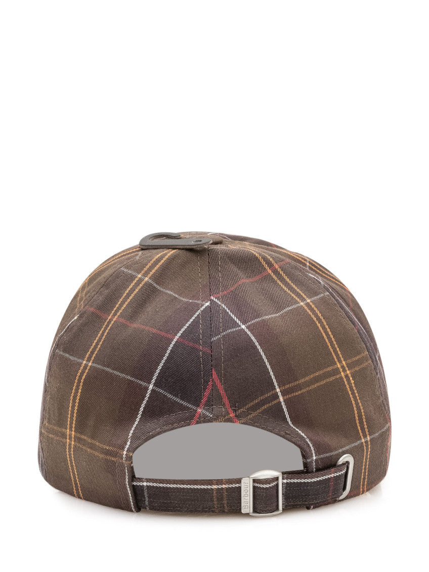 Brown Check Baseball Cap 3