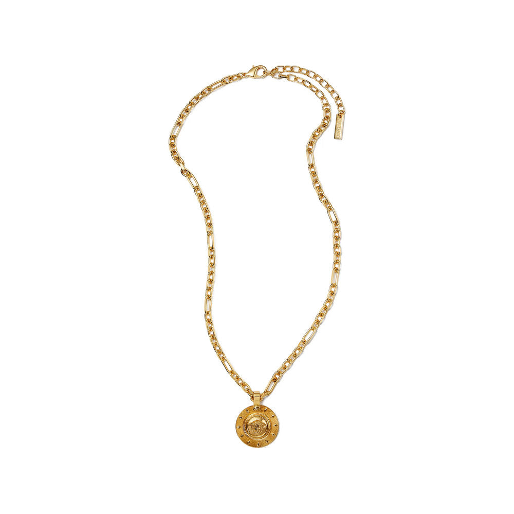 Golden Medusa Pendant Necklace 1