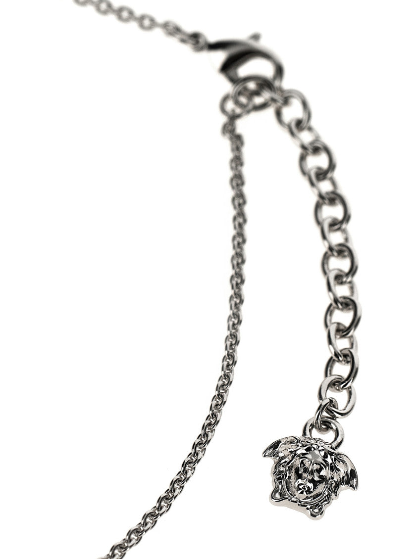 Silver Medusa Pendant Necklace 3