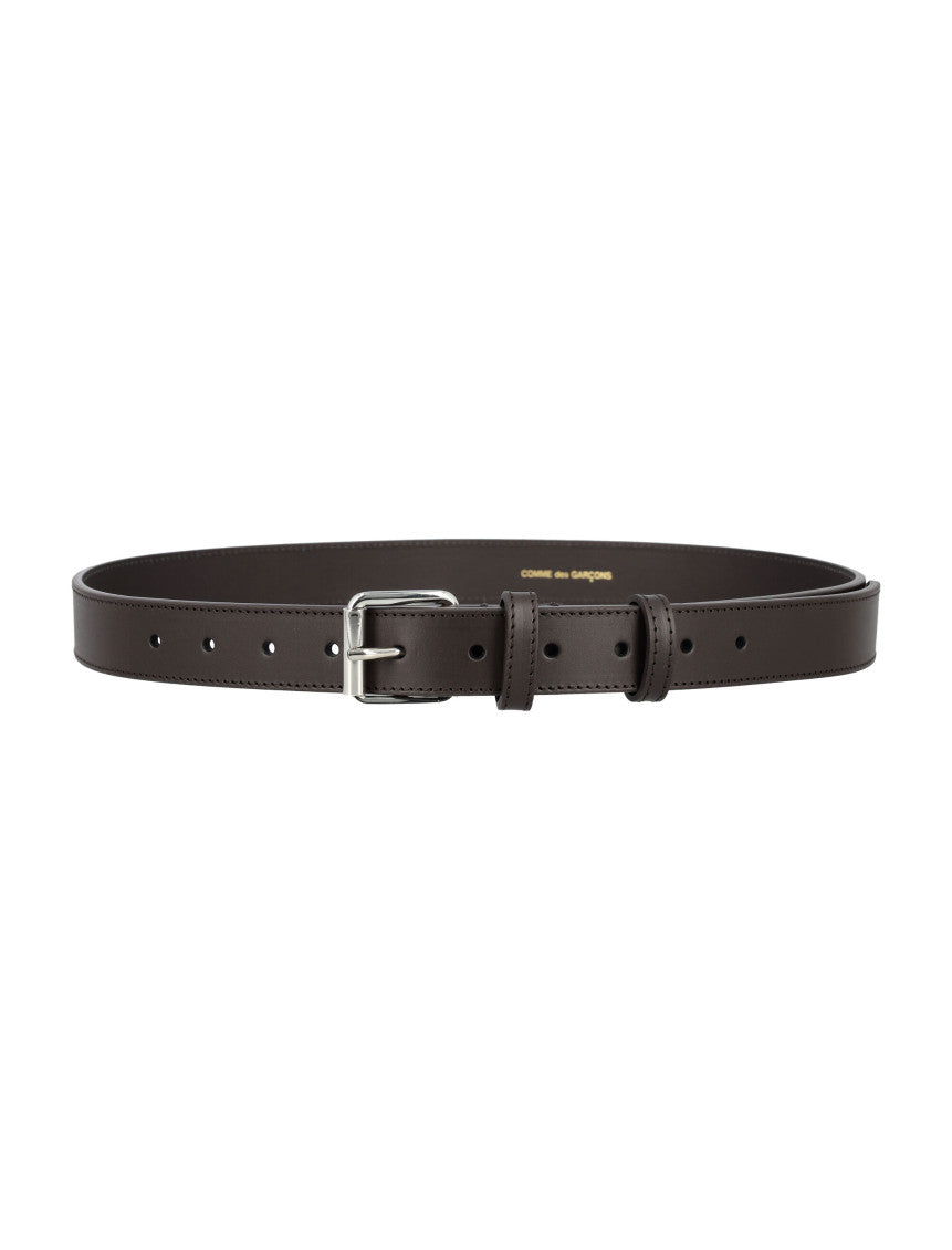 Brown Logo Buckle Belt 2