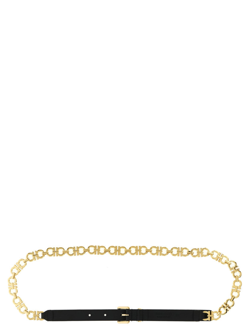 Black Gancini Chain Belt 2