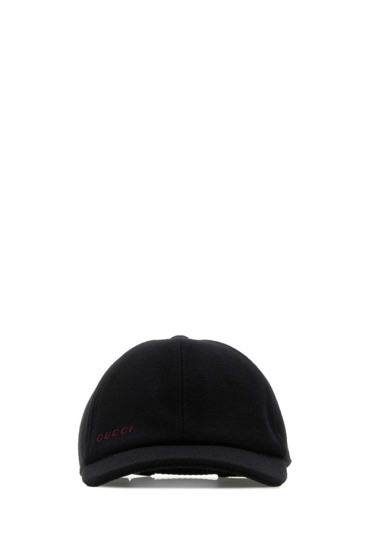 Black Logo Baseball Cap 1
