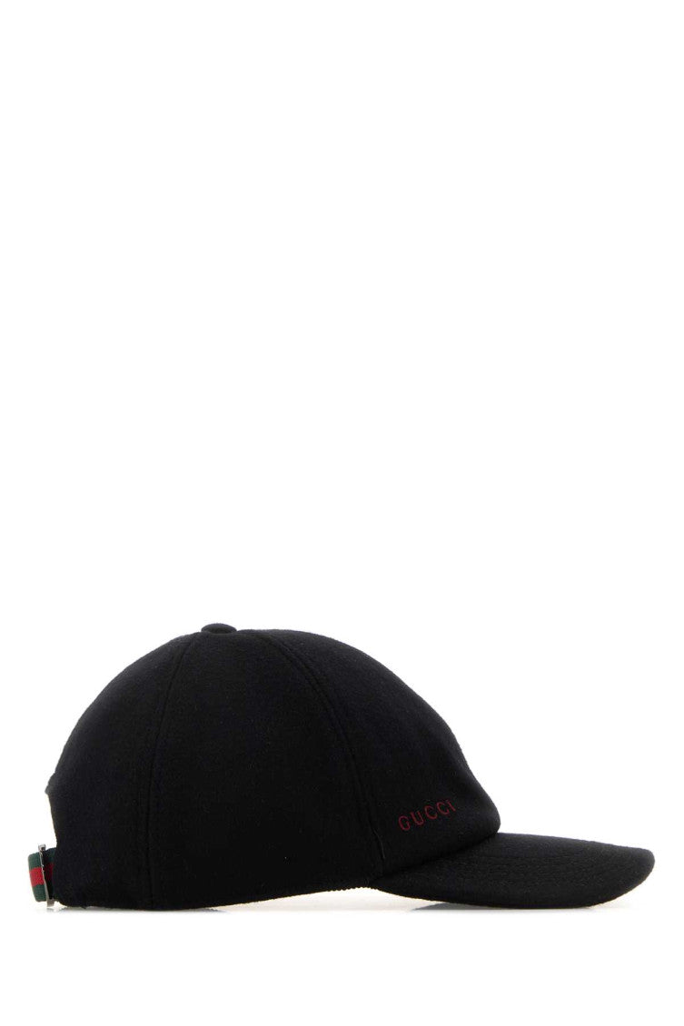 Black Logo Baseball Cap 2