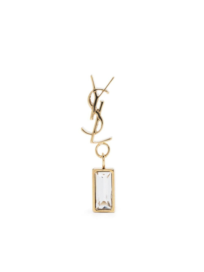 Golden Cassandre rhinestones single earring 1