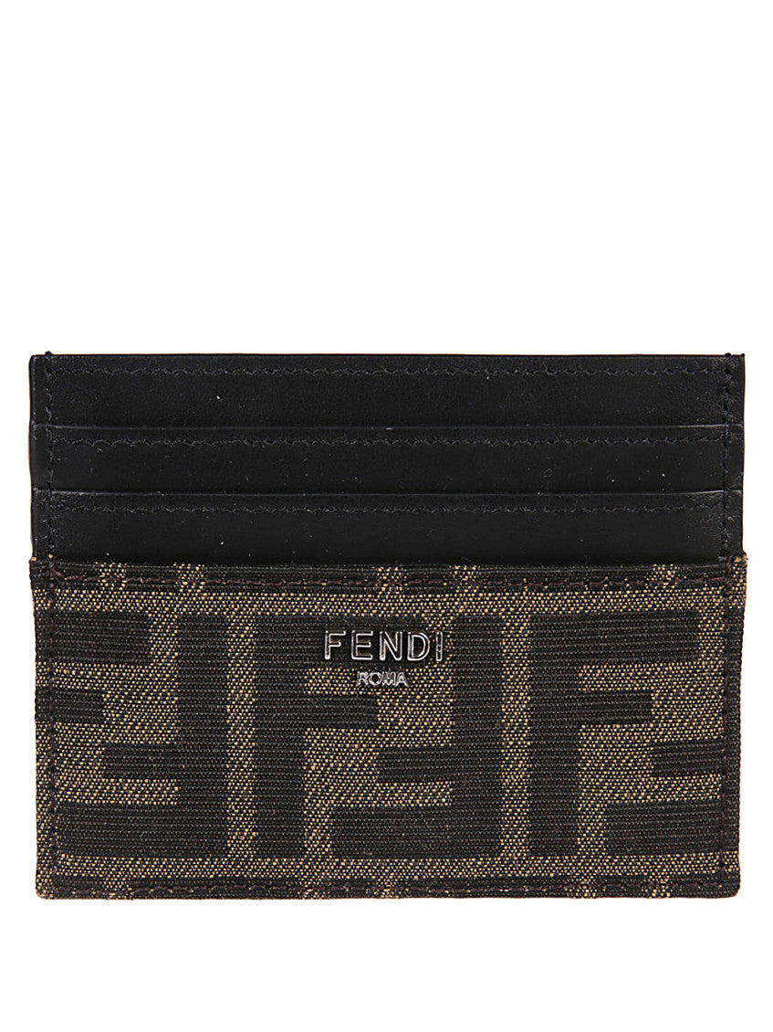 Brown Logo Card Holder 1