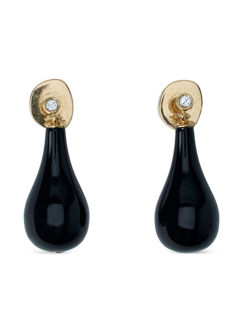 Black Onyx Drop Earrings 1