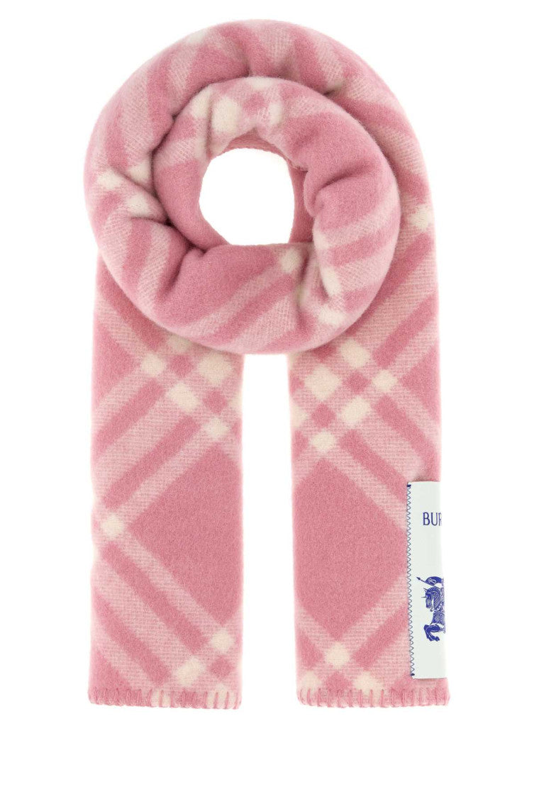 Pink Checks Scarf 1