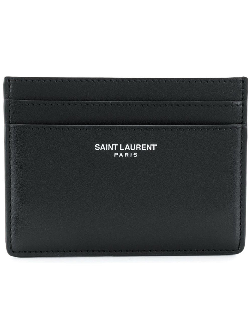 Black Embossed Logo Card Holder 1