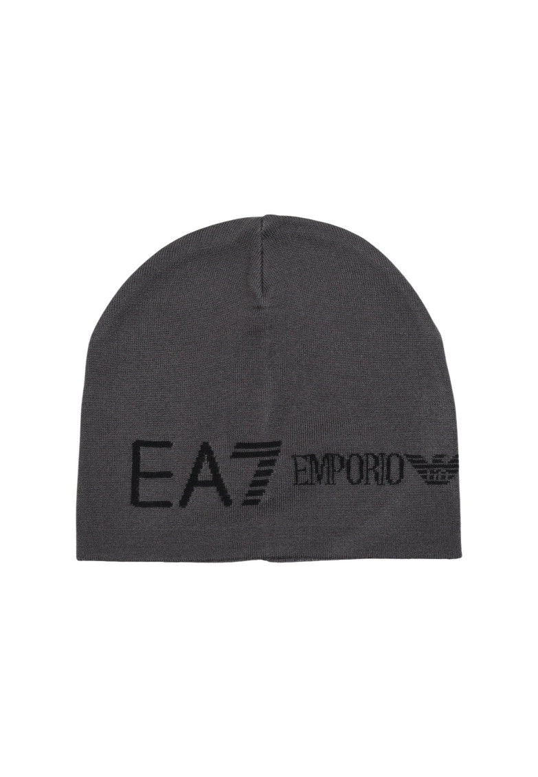 Dark Grey Logo Beanie Cap 1